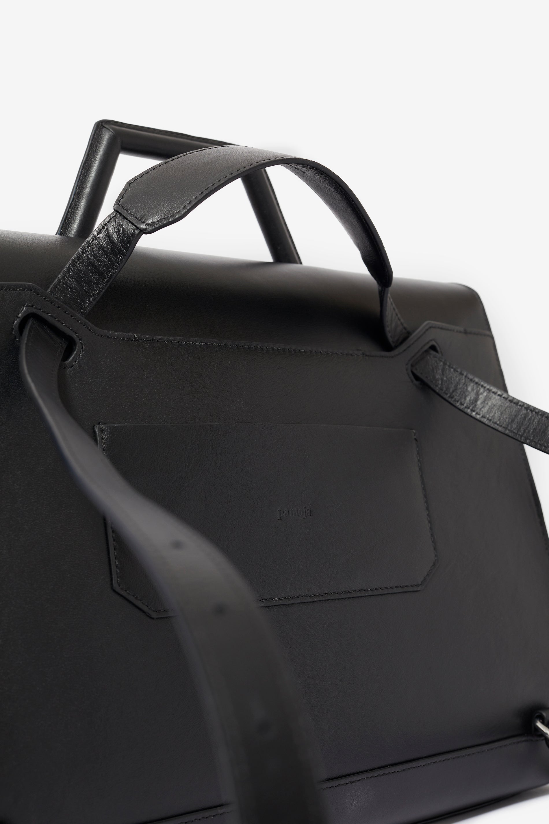 Harper Convertible Tote Backpack Briefcase in Ebony