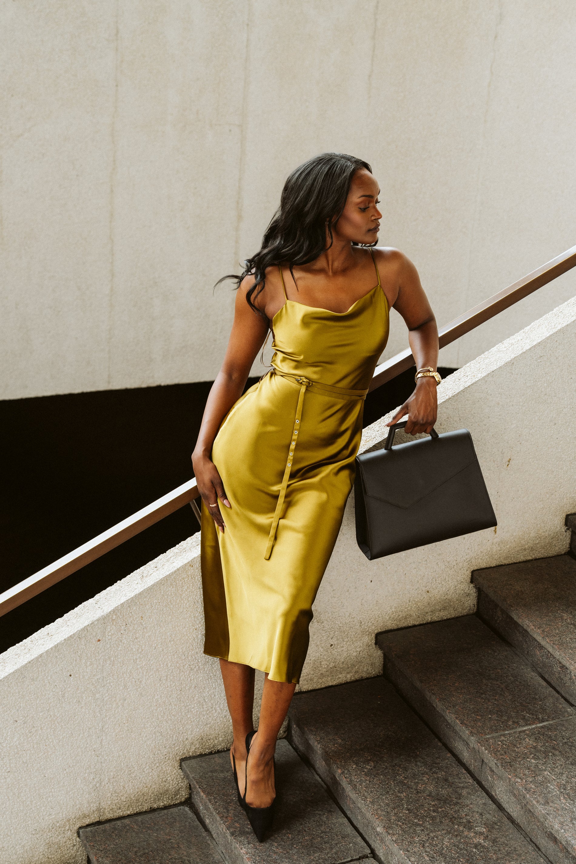 Harper Convertible Tote Backpack Briefcase in Ebony