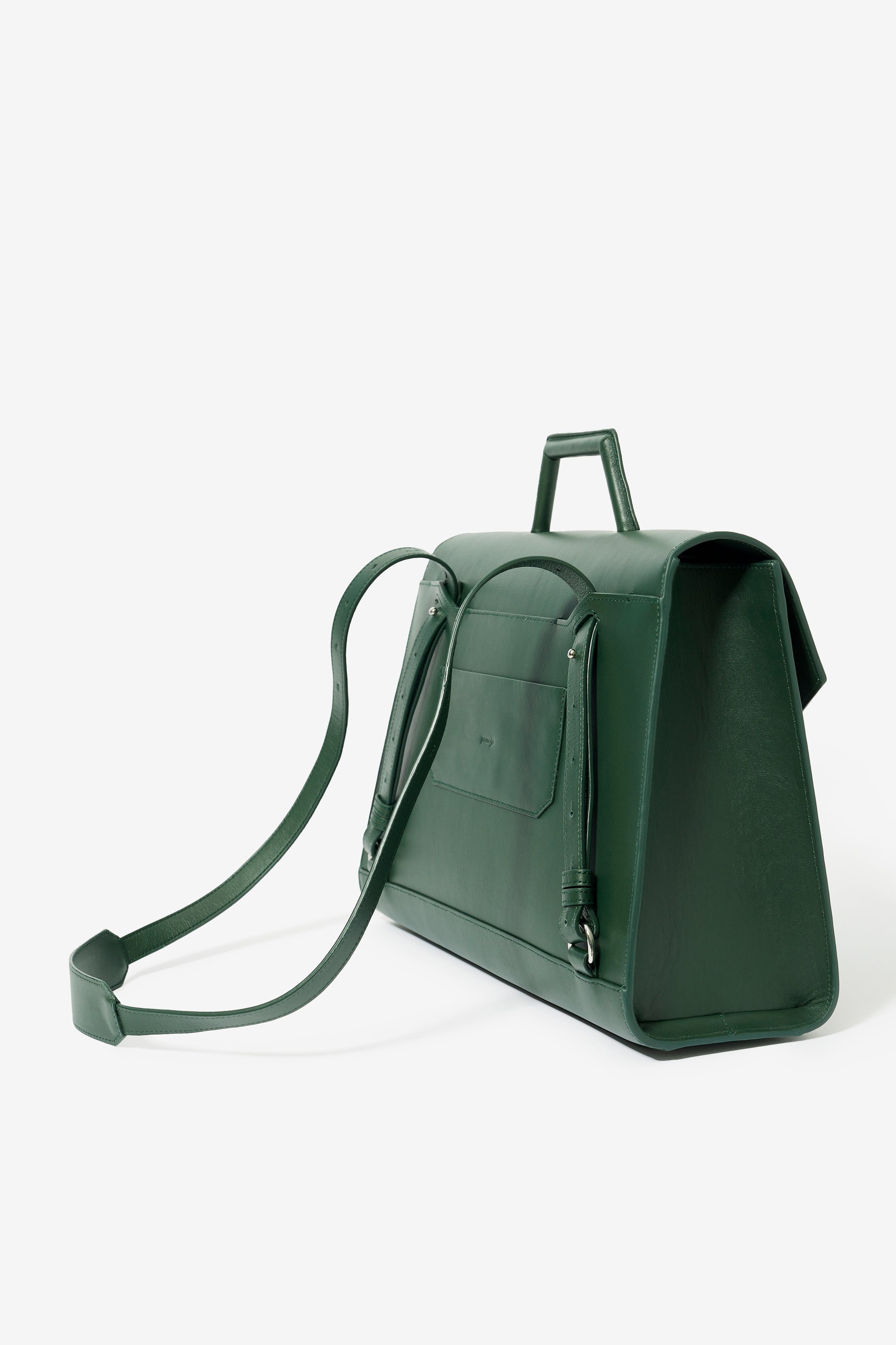 Harper Convertible Tote Backpack Briefcase in Moss