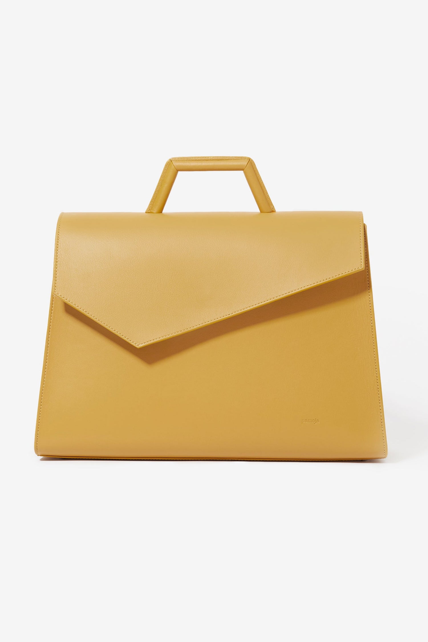 Harper Convertible Tote Backpack Briefcase in Mustard