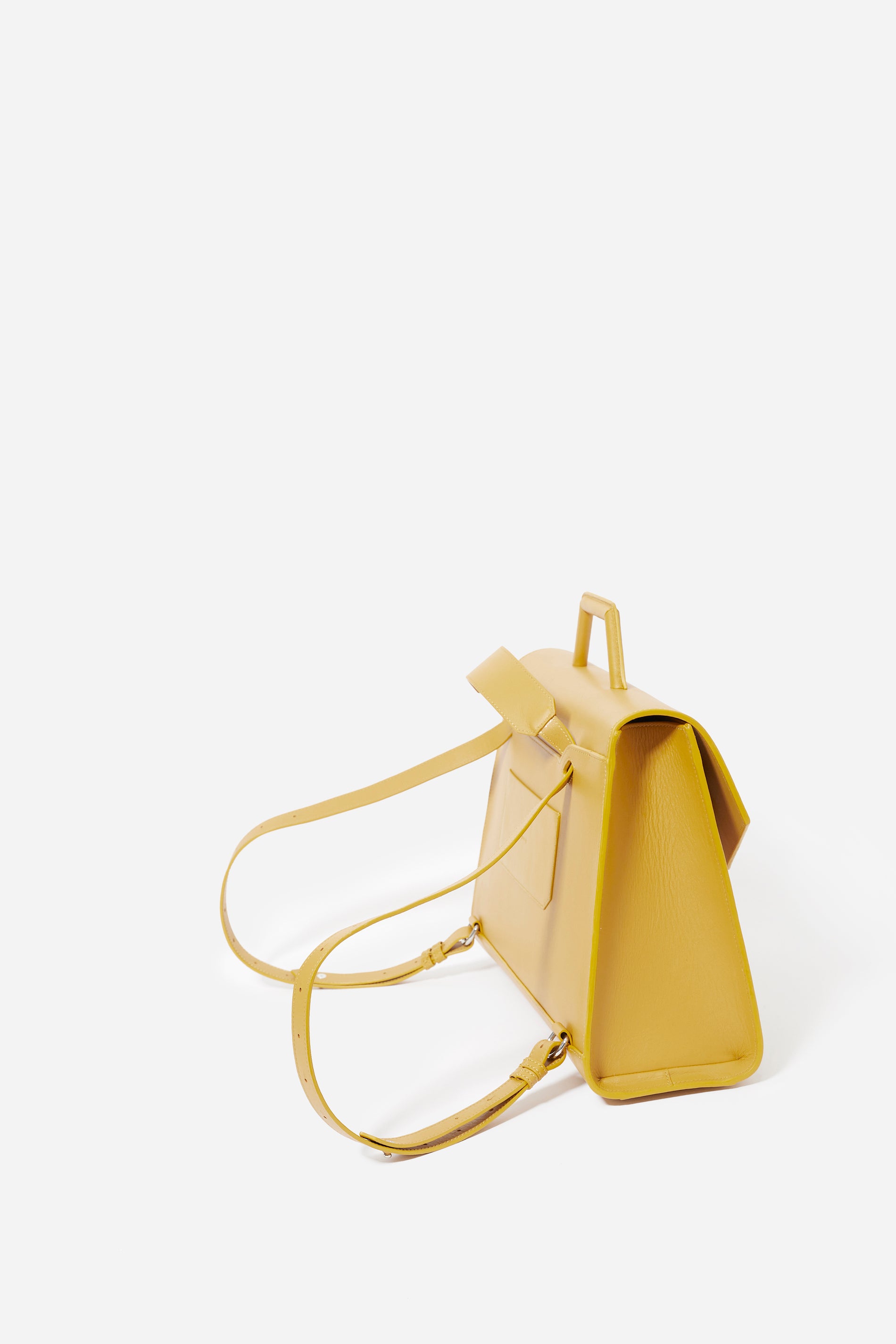 Harper Convertible Tote Backpack Briefcase in Mustard